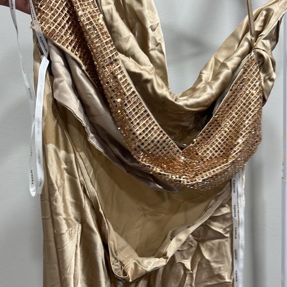 RETROFETE EMERY EMBELLISHED SILK DRESS large - Picture 13 of 14